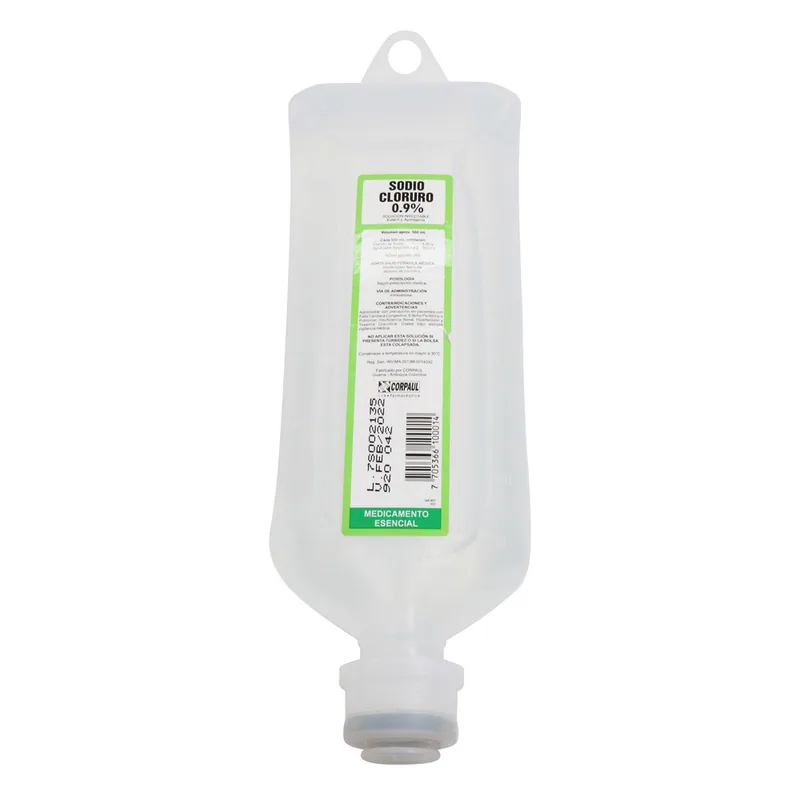 Cloruro de Sodio 0.9% 500 mL Corpaul