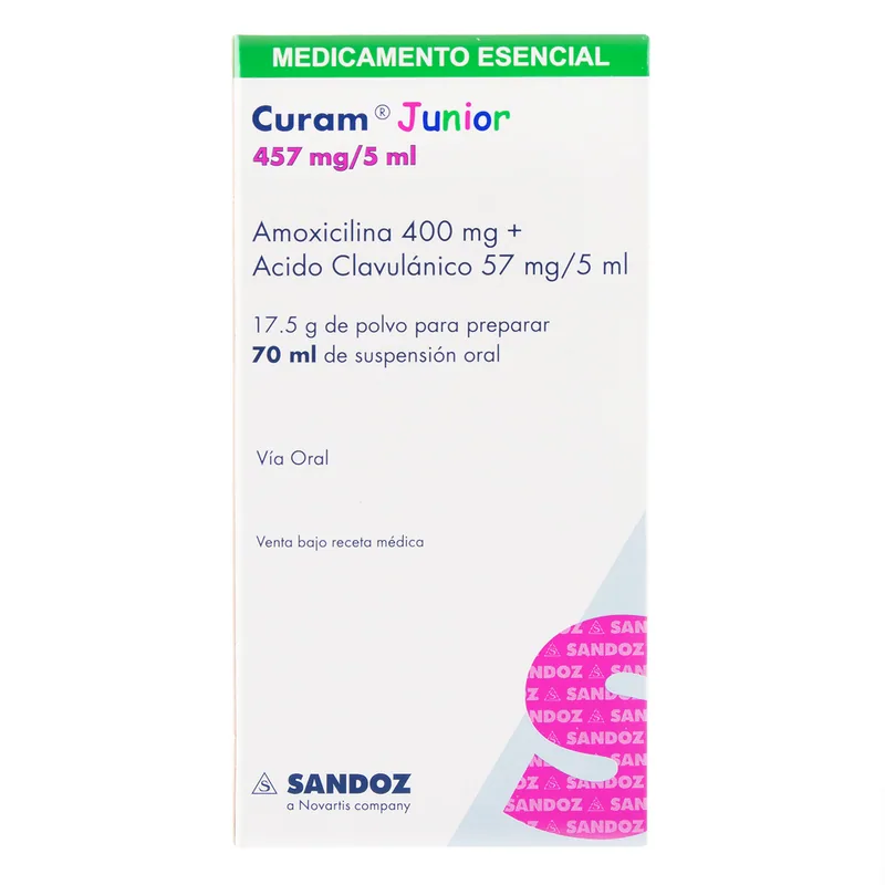 Curam Junior 457 mg suspensión 70 mL