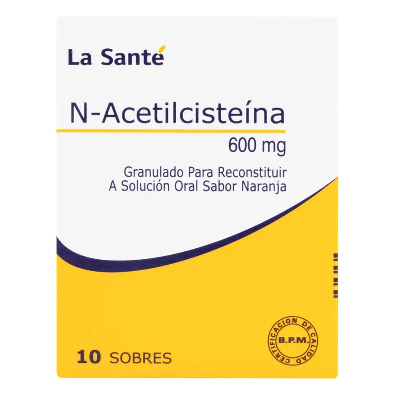 N-Acetilcisteina 600 mg 10 sobres LS