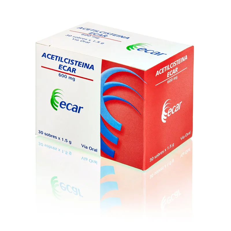 Acetilcisteína 600 mg 30 sobres EC