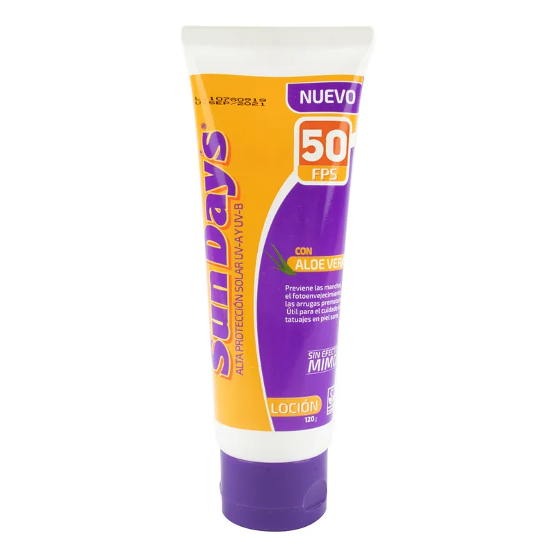 Prot Solar Sun Days Fps 50 Loc 120 mL