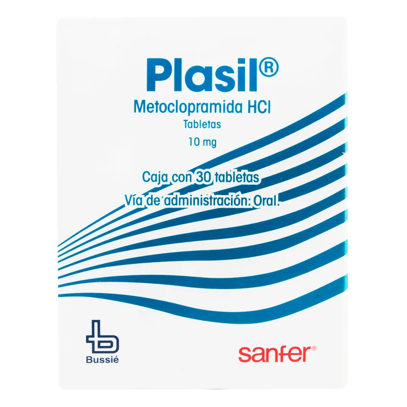 Plasil 10 mg 30 tabletas