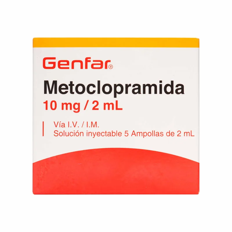 Metoclopramida 10 mg 2 mL 5 ampollas GF