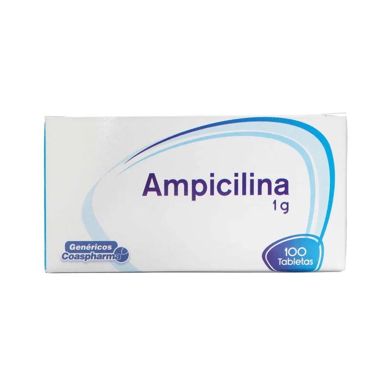 Ampicilina 1 g 100 tabletas COA