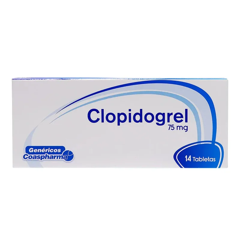 Clopidogrel 75 mg 14 tabletas Fc COA