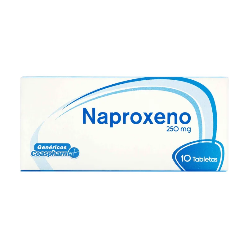 Naproxeno 250 mg 10 cápsulas COA