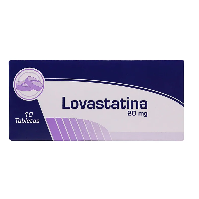 Lovastatina 20 mg 10 tabletas Fc