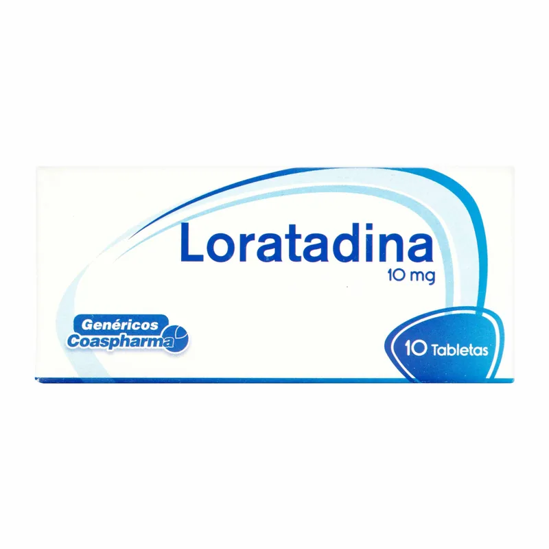 Loratadina 10 mg 10 tabletas COA