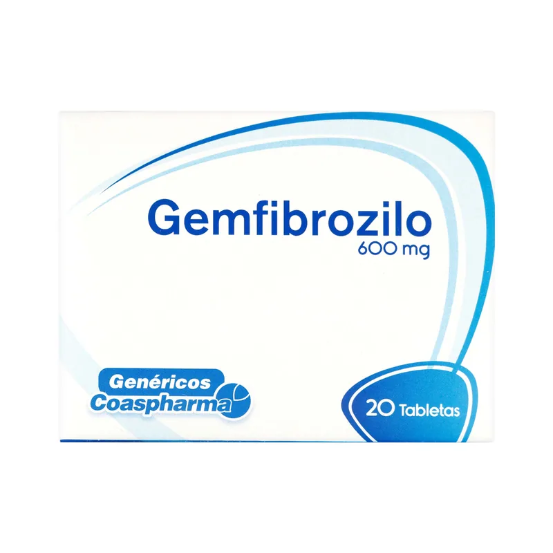 Gemfibrozilo 600 mg 20 tabletas COA