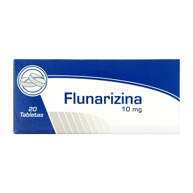 Flunarizina 10 mg 20 tabletas COA