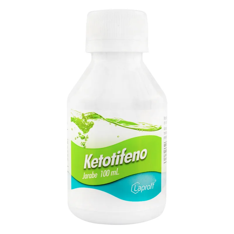 Ketotifeno 20 mg jarabe 100 mL LP