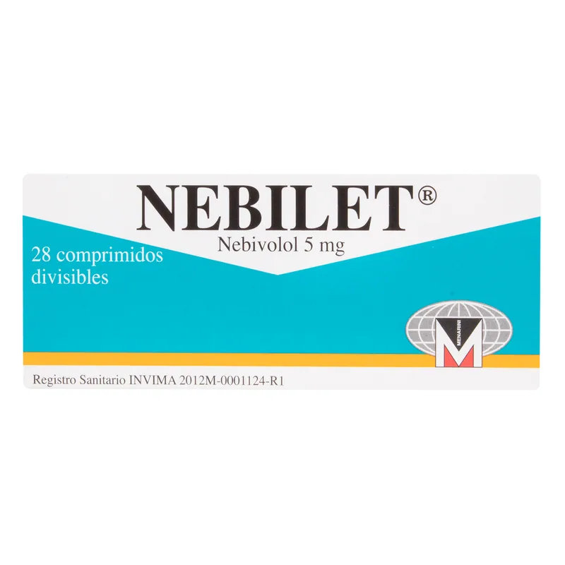 Nebilet 5 mg 28 cápsulas