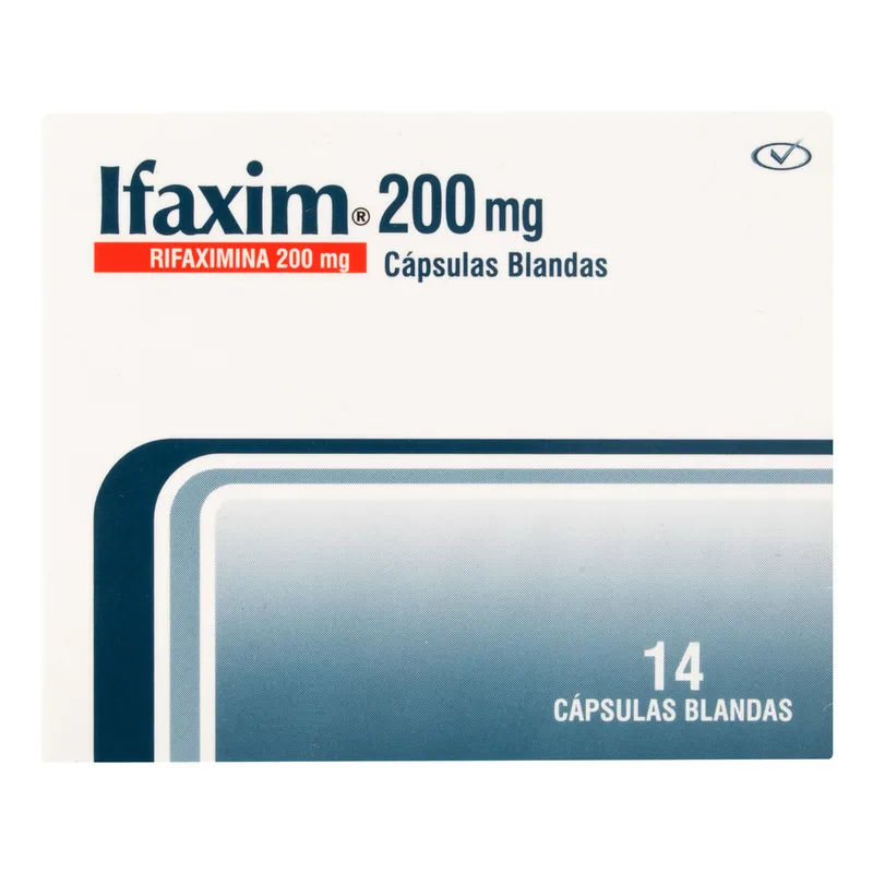 Ifaxim 200 mg 14 cápsulas