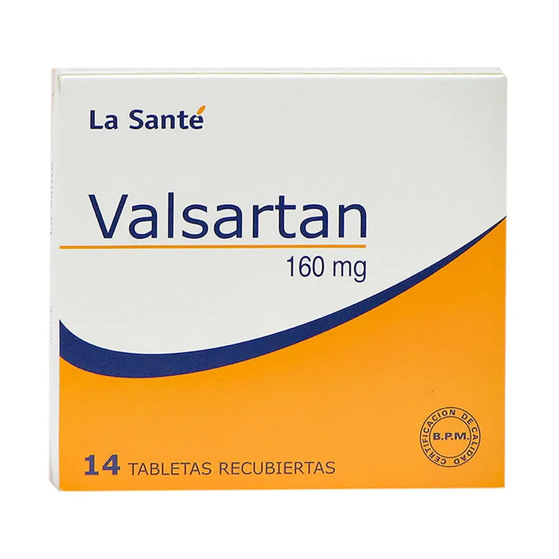 Valsartan 160 mg 14 tabletas LS