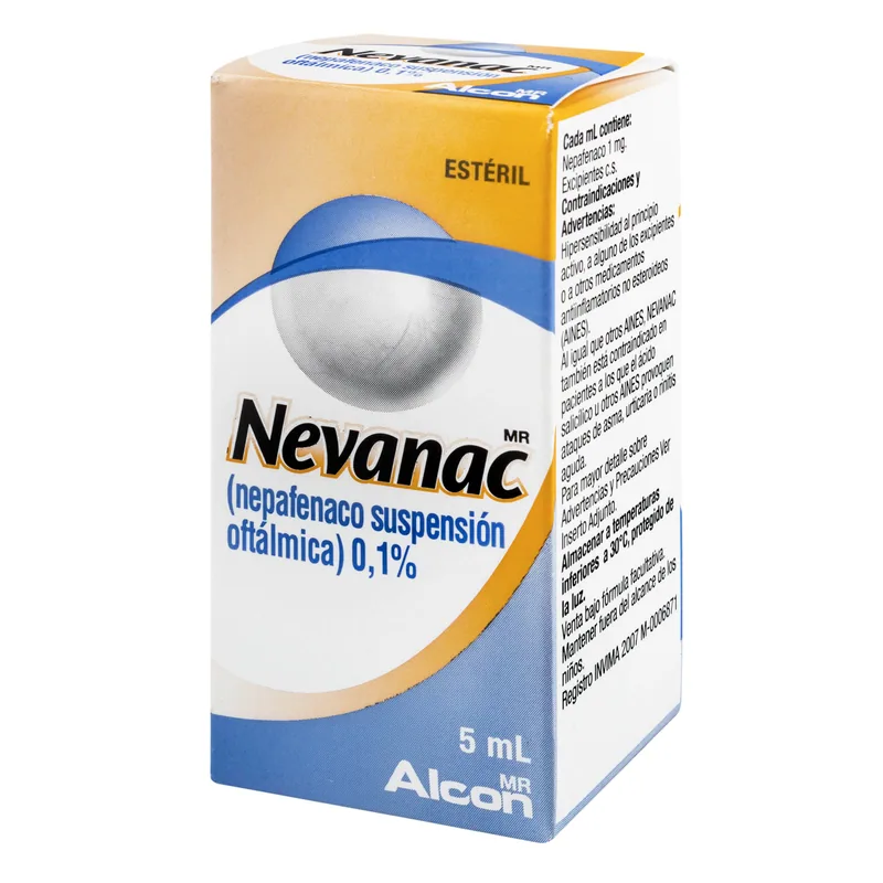 Nevanac suspensión oftálmico 5m