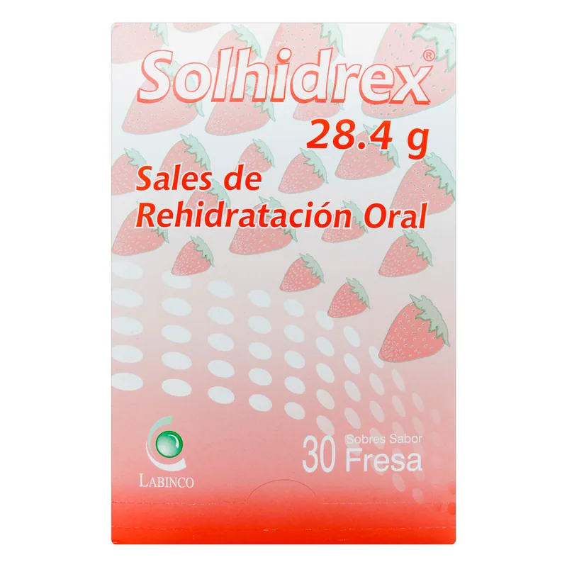 Solhidrex Sabor Fresa 30 sobres