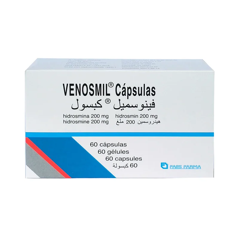 Venosmil 200 mg 60 cápsulas