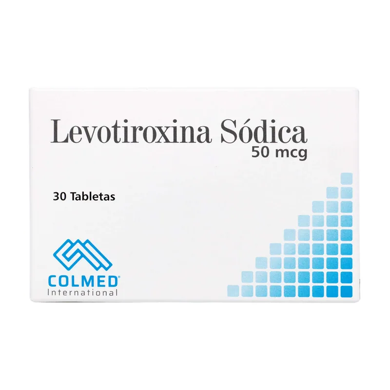 Levotiroxina 50 mcg 30 tabletas PC