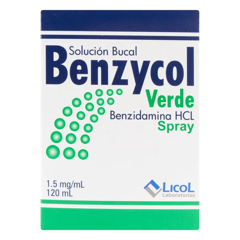 Benzycol Spray Verde 120 mL