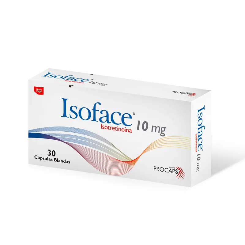 Isoface 10 mg 30 cápsulas
