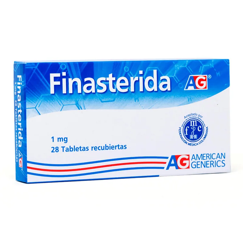 Finasterida 1 mg 28 tabletas AG