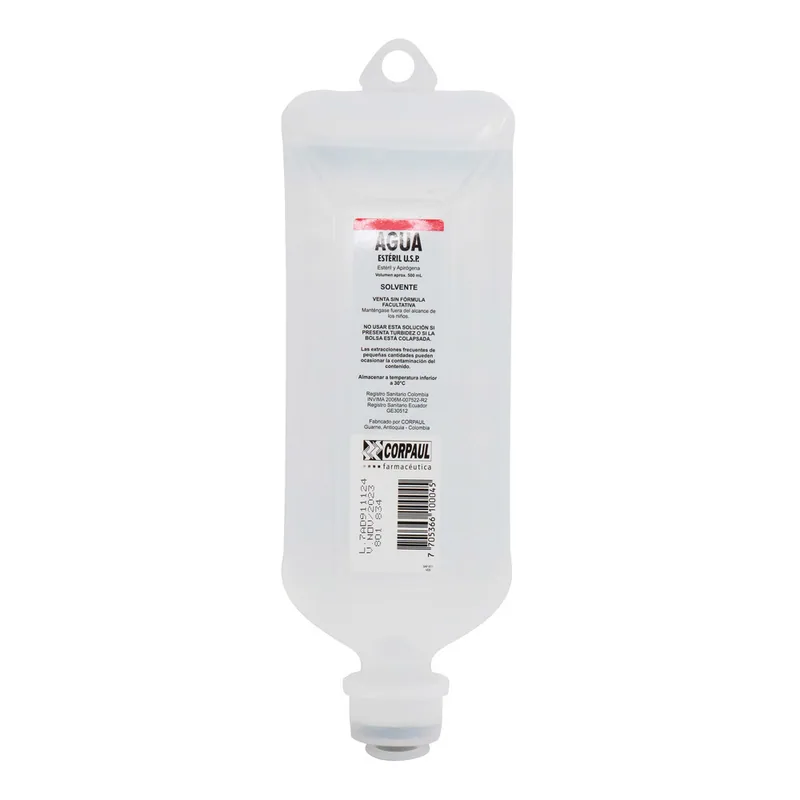 Agua Destilada Corpaul 500 mL