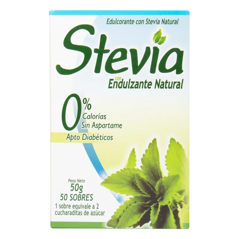 Stevia Endulzante 50 sobres