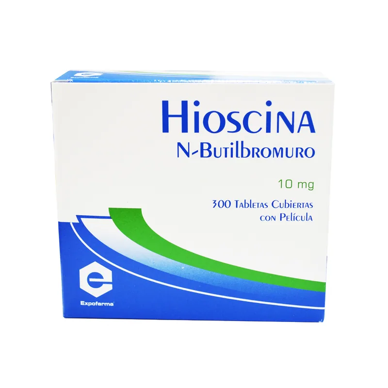 Hioscina N-Butil Bromuro 10 mg 300 tabletas