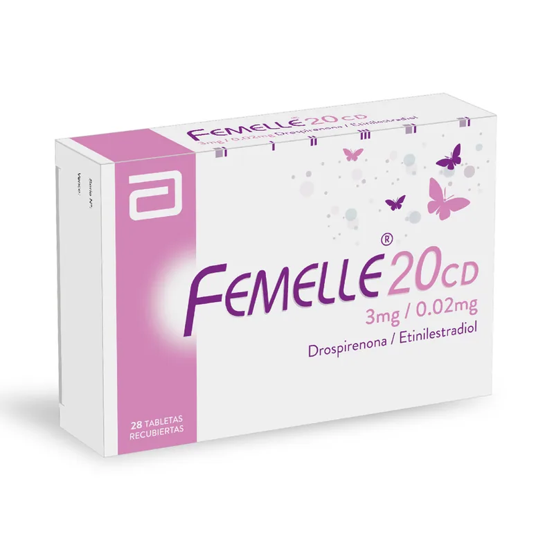 Femelle 20 Cd 28 tabletas