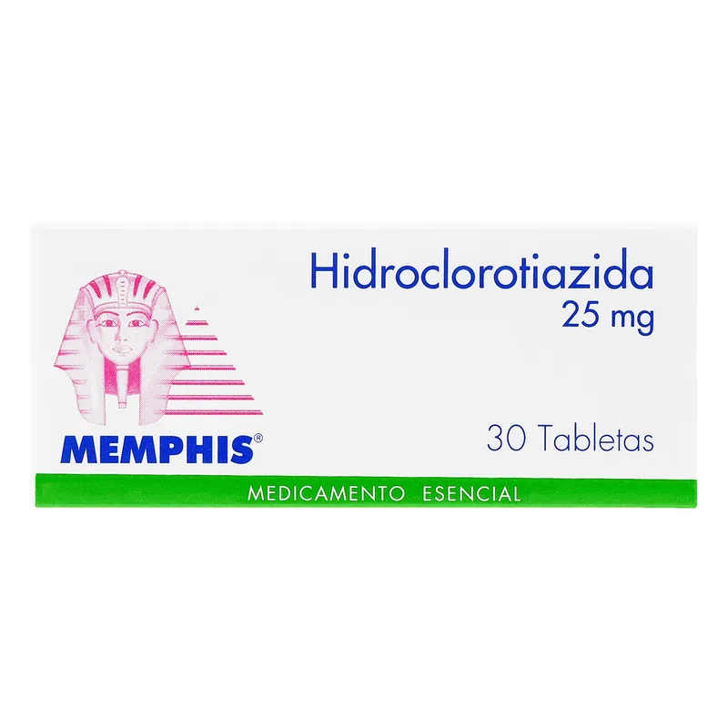 Hidroclorotiazida 25 mg 30 tabletas MP