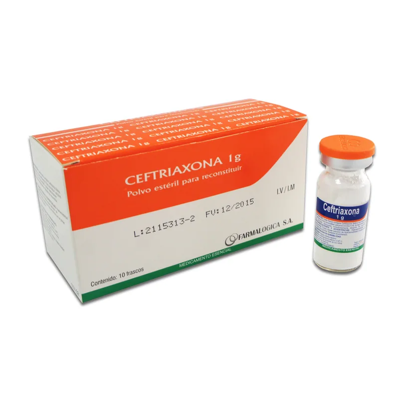 Ceftriaxona 1 g 10 ampollas RC