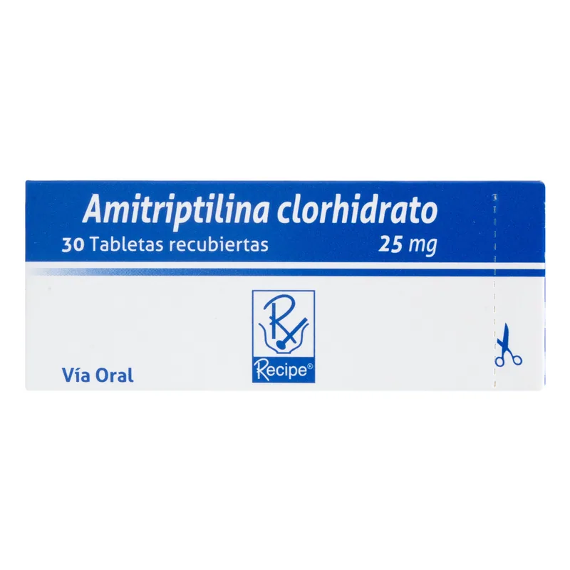 Amitriptilina 25 mg 30 tabletas RC