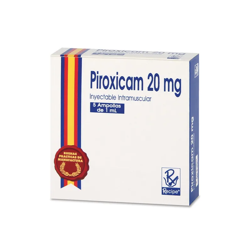 Piroxicam 20 mg 5 Amps RC