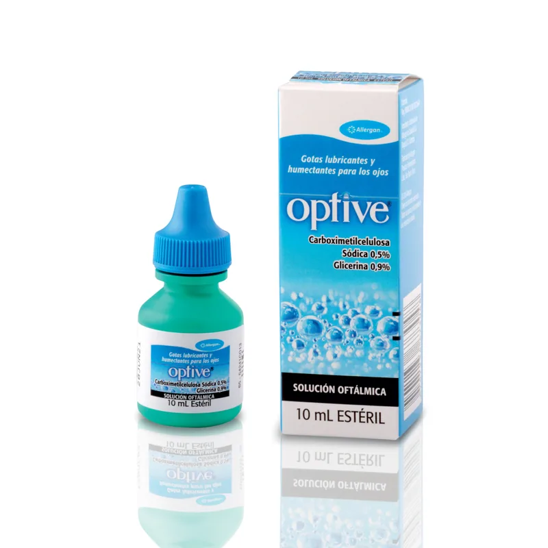 Optive solución oftálmica 10 mL