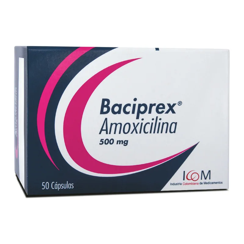 Baciprex 500 mg 50 cápsulas ICOM