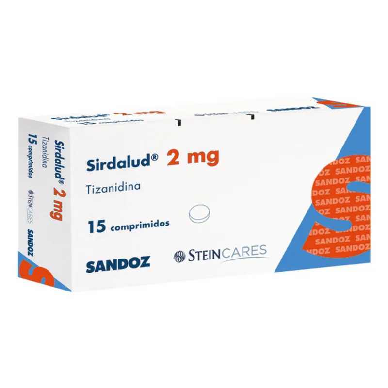 Sirdalud 2 mg 15 comprimidos