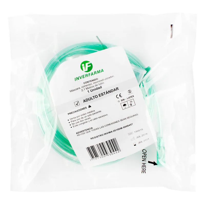 Kit nebulización Adulto Inverfarma