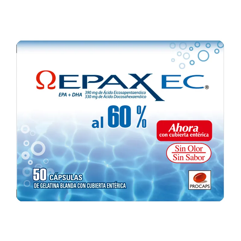 Epax 720 mg EC 50 cápsulas