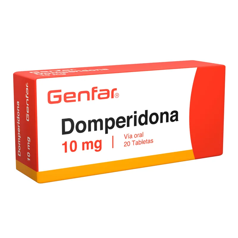 Domperidona 10 mg 20 tabletas GF