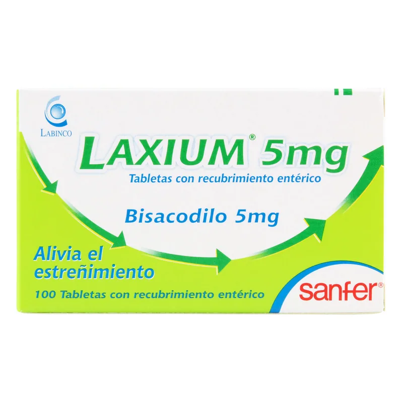 Laxium 5 mg 100 tabletas
