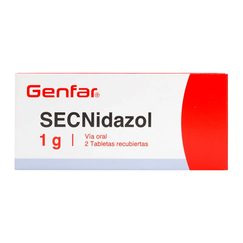 Secnidazol 1 g 2 tabletas GF