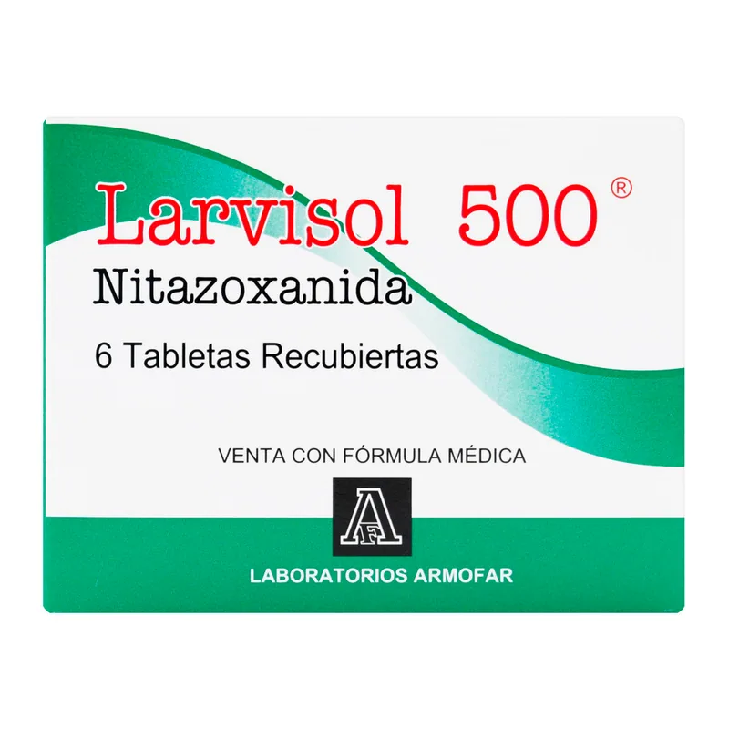 Larvisol 500 mg 6 tabletas