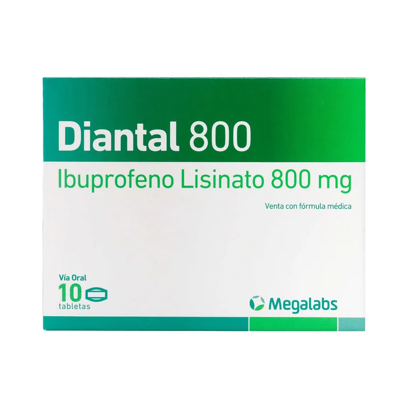 Diantal 800 mg 10 tabletas