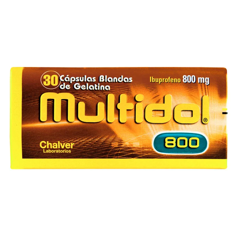 Multidol 800 mg 30 cápsulas Blanda Gelatinosa