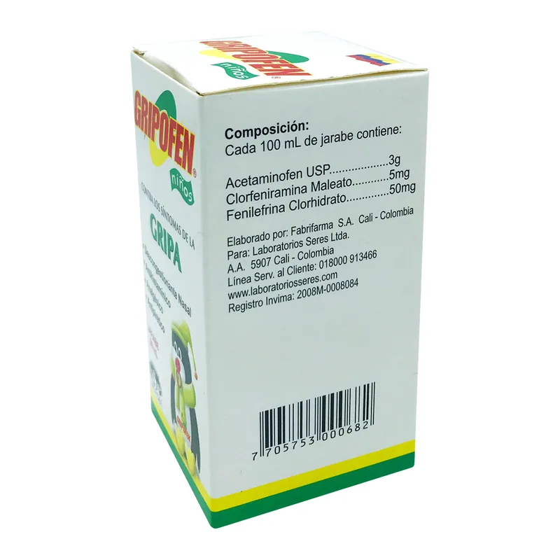 Gripofen niños jarabe 60 mL