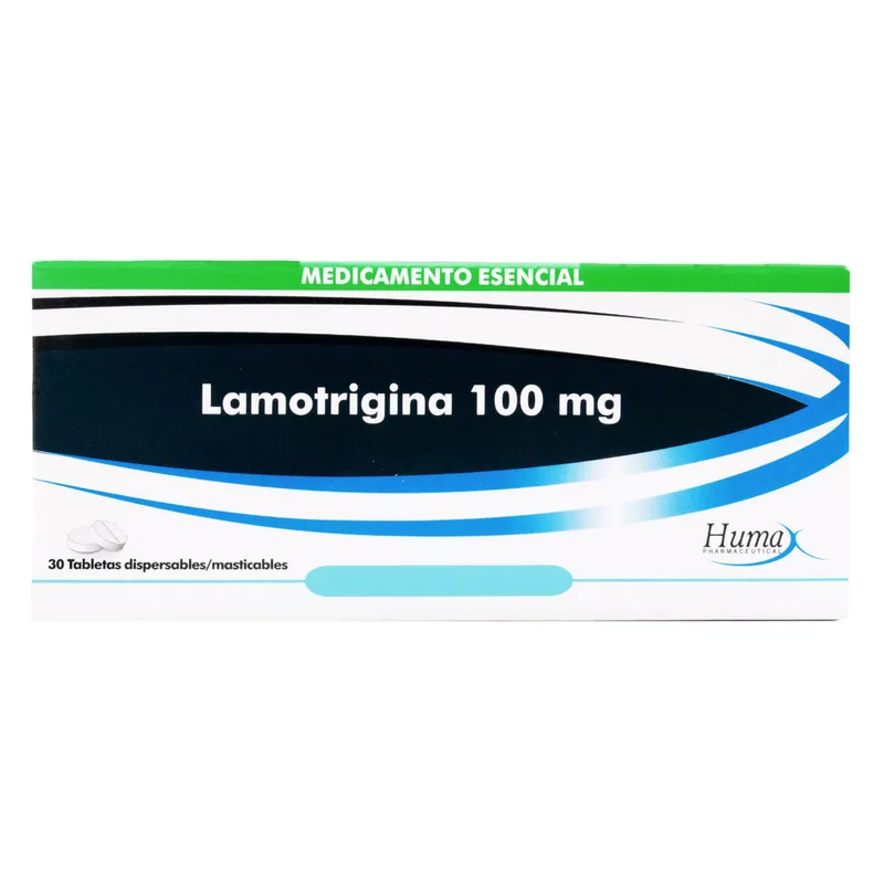 Lamotrigina 100 mg 30 tabletas HP