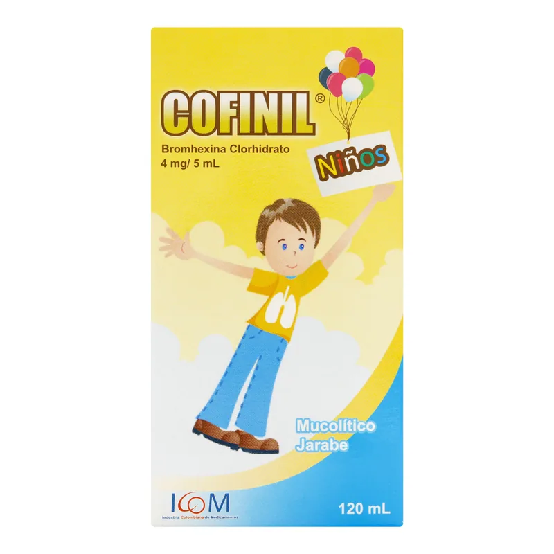 Cofinil 4 mg niños jarabe 120 mL ICOM
