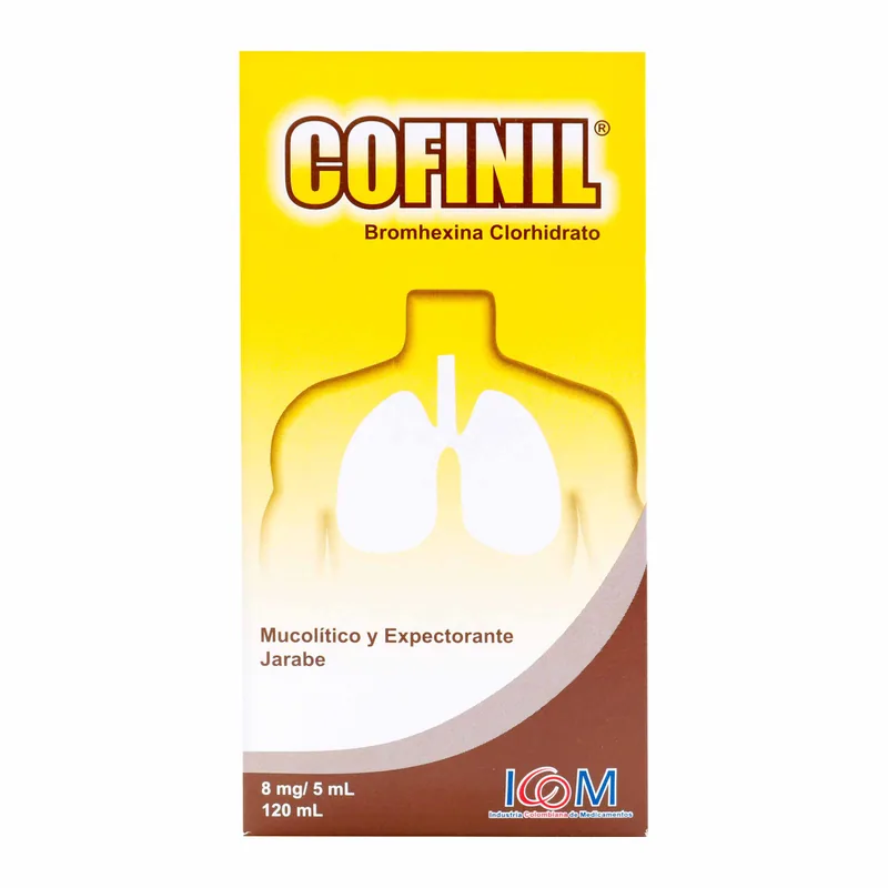 Cofinil 8 mg Adulto jarabe 120 mL ICOM