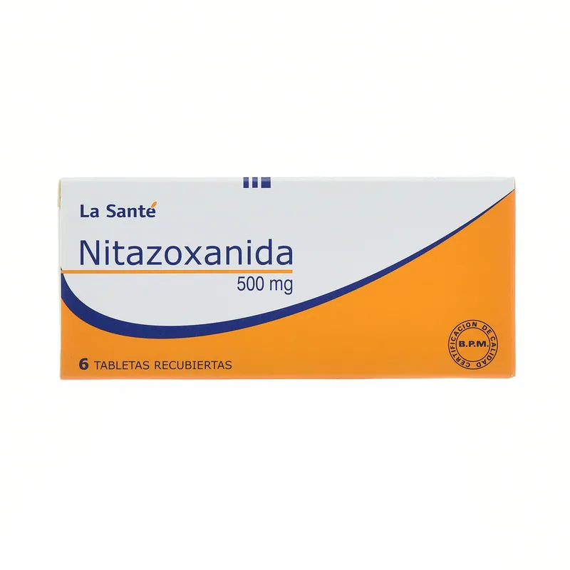 Nitazoxanida 500 mg 6 tabletas LS