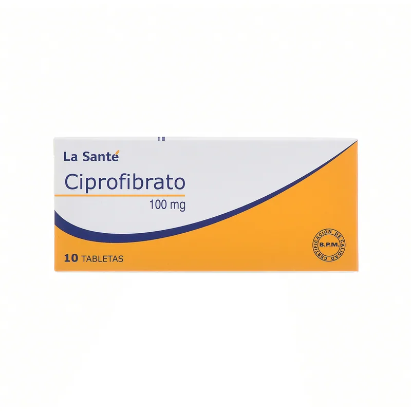 Ciprofibrato 100 mg 10 tabletas LS